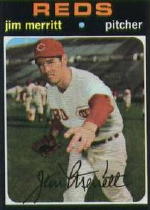 1971 Topps Baseball Cards      420     Jim Merritt